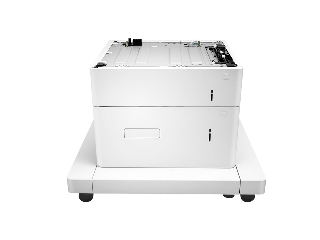 HP Papiereinzug und Ständer - Druckerbasis mit Medienzuführung - 2550 Blätter in 2 Schubladen (Trays) - für LaserJet Enterprise MFP M634, LaserJet Enterprise Flow MFP M634, MFP M635, MFP M636